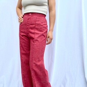 1970s High-Waisted Flares XS/SMALL image 3