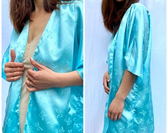 Y2K - Blue Kimono Robe - M/L