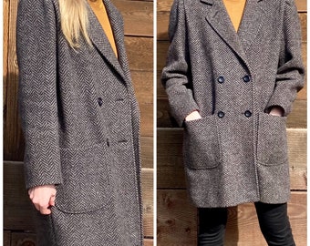 1980’s - Classic Wool Coat - MEDIUM