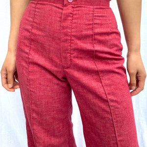 1970s High-Waisted Flares XS/SMALL image 4