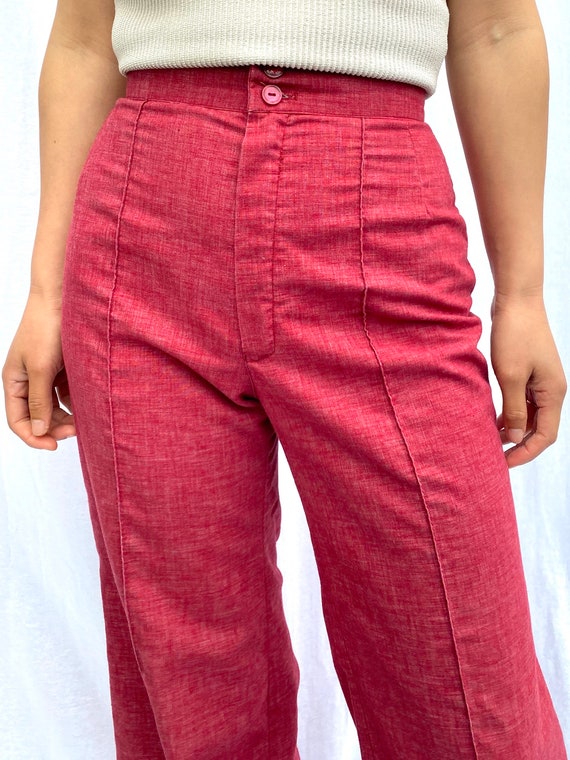 1970’s - High-Waisted Flares - XS/SMALL - image 4