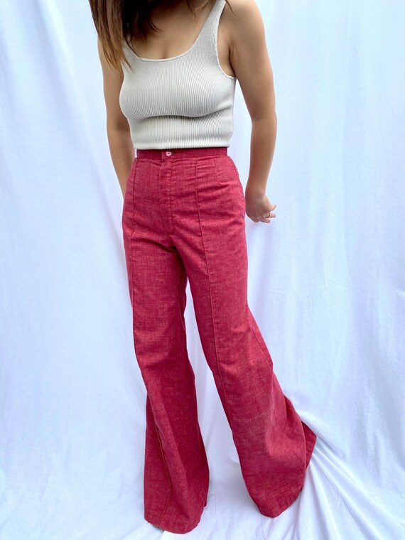 1970’s - High-Waisted Flares - XS/SMALL - image 2