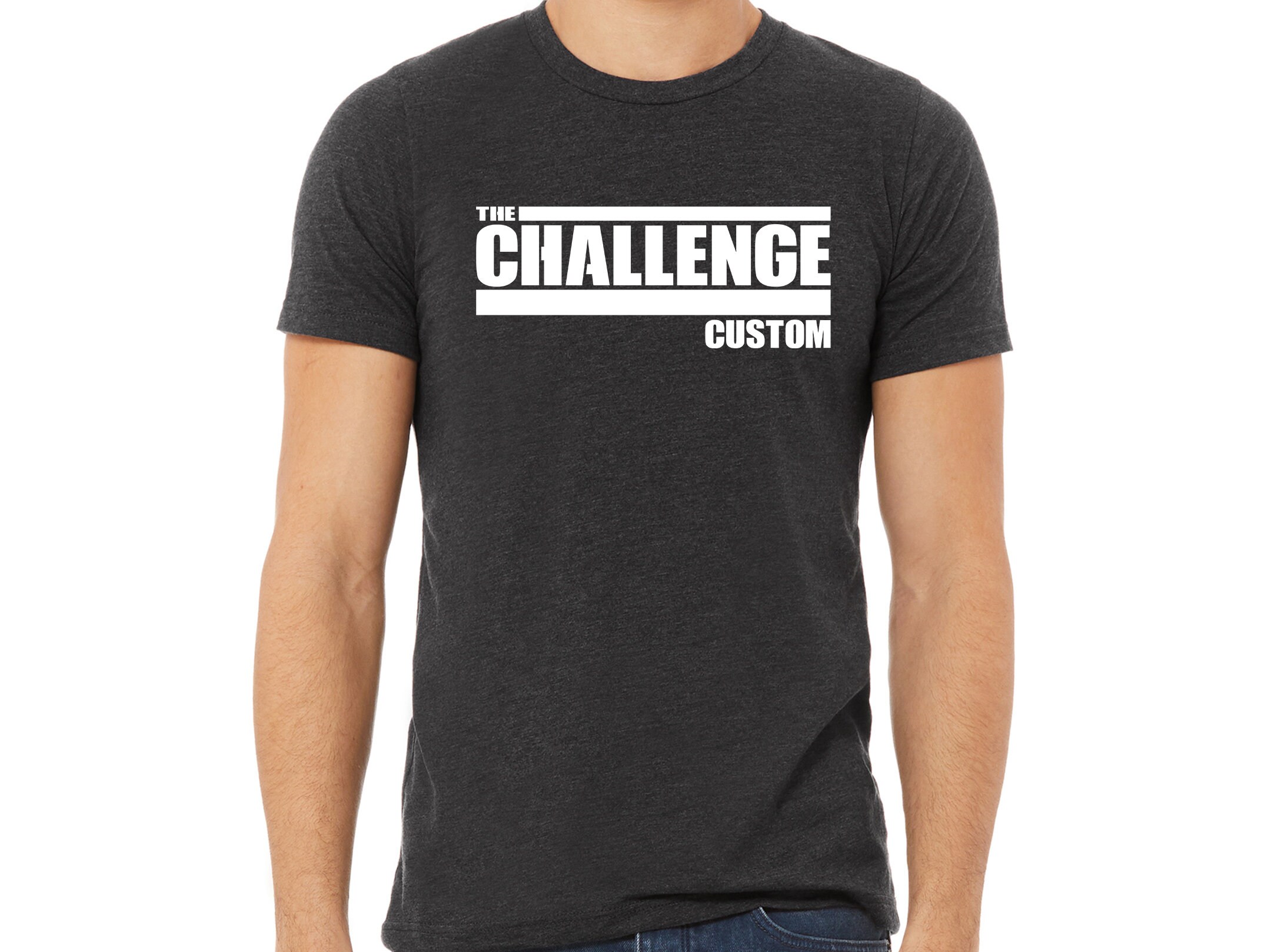 The Challenge Shirt Custom with Your Name Custom Tshirt Etsy