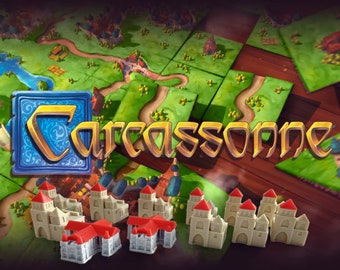 Batiments Eglises et Cathédrales pour le jeu de société Carcassonne