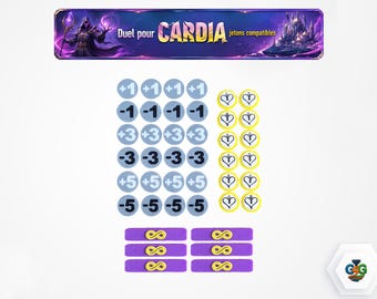 Token Upgrade for Duel for Cardia Board Game