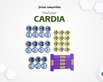 Token Upgrade for Duel for Cardia Board Game