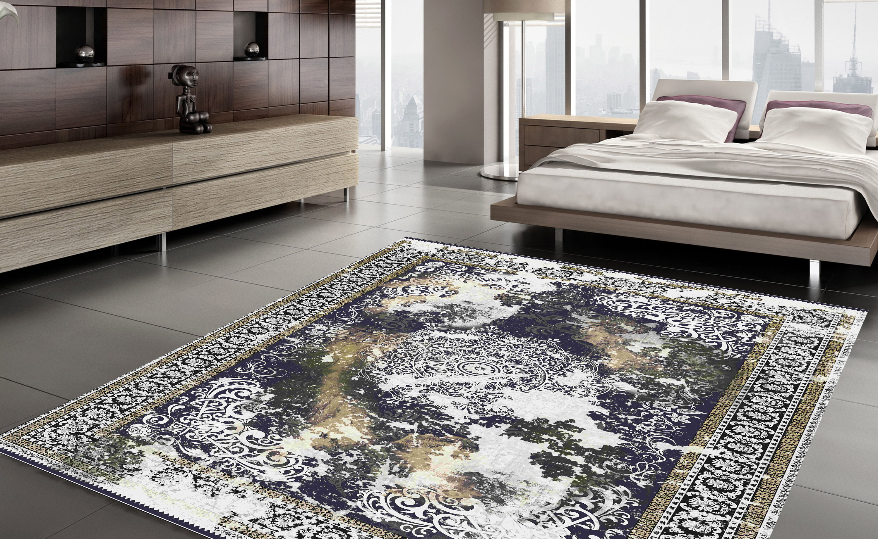 Fashion White Gold Living Room Carpet Area Rug Home Kilim Etsy UK