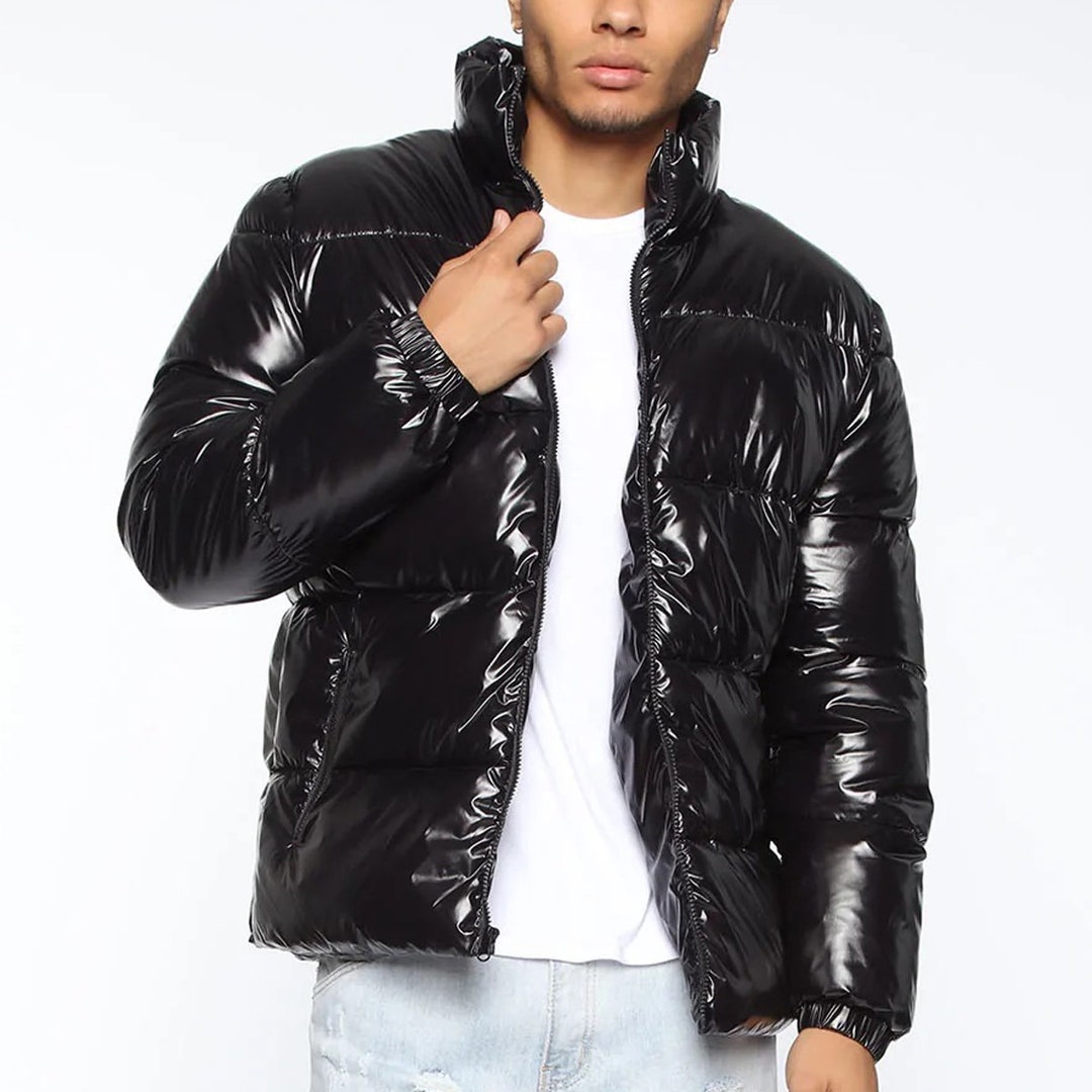 Men's Quilted Zip Up Puffer Jacket