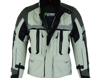 Chaqueta de moto Gore-Tex Pro para hombre: impermeable, con protección CE