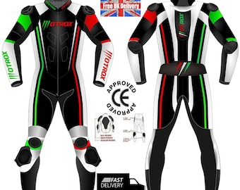 Motrox Motorbike Racing Leather Suit for motorcycle ride CE Approved