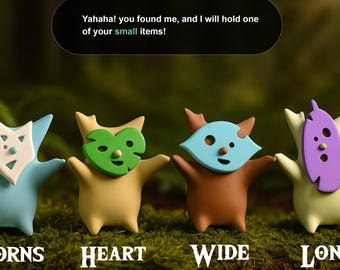 Portalápices Korok personalizable: organizador de escritorio para gamers impreso en 3D, soporte para bolígrafos y gafas coleccionables de The Legend of Zelda.