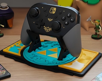 Zelda Tears of the Kingdom Pro Controller Display Stand - 3D Printed