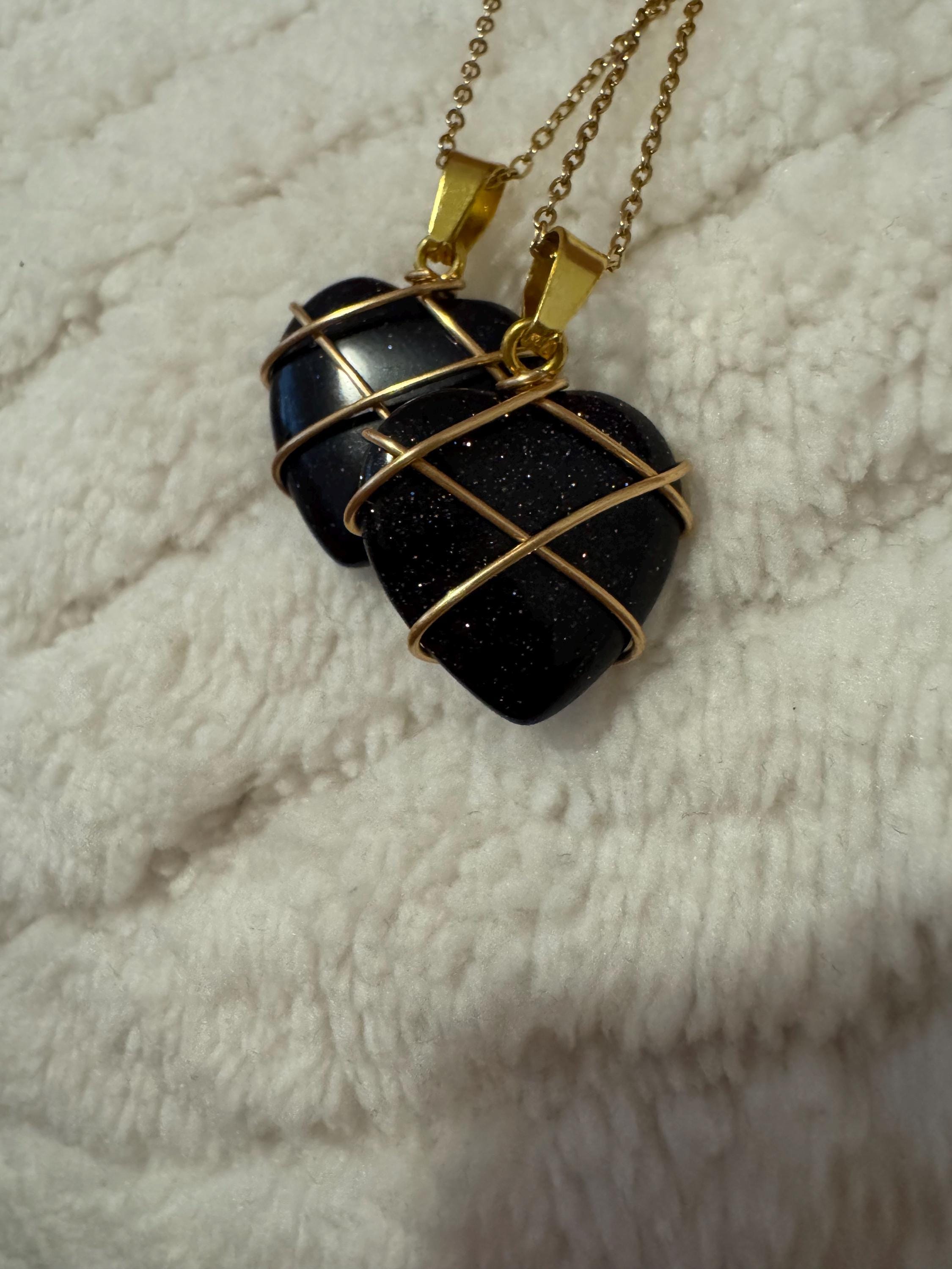 DYOUen 2 pezzi Barbie Catena di Diamante Lucchetto Cuore Cristalli