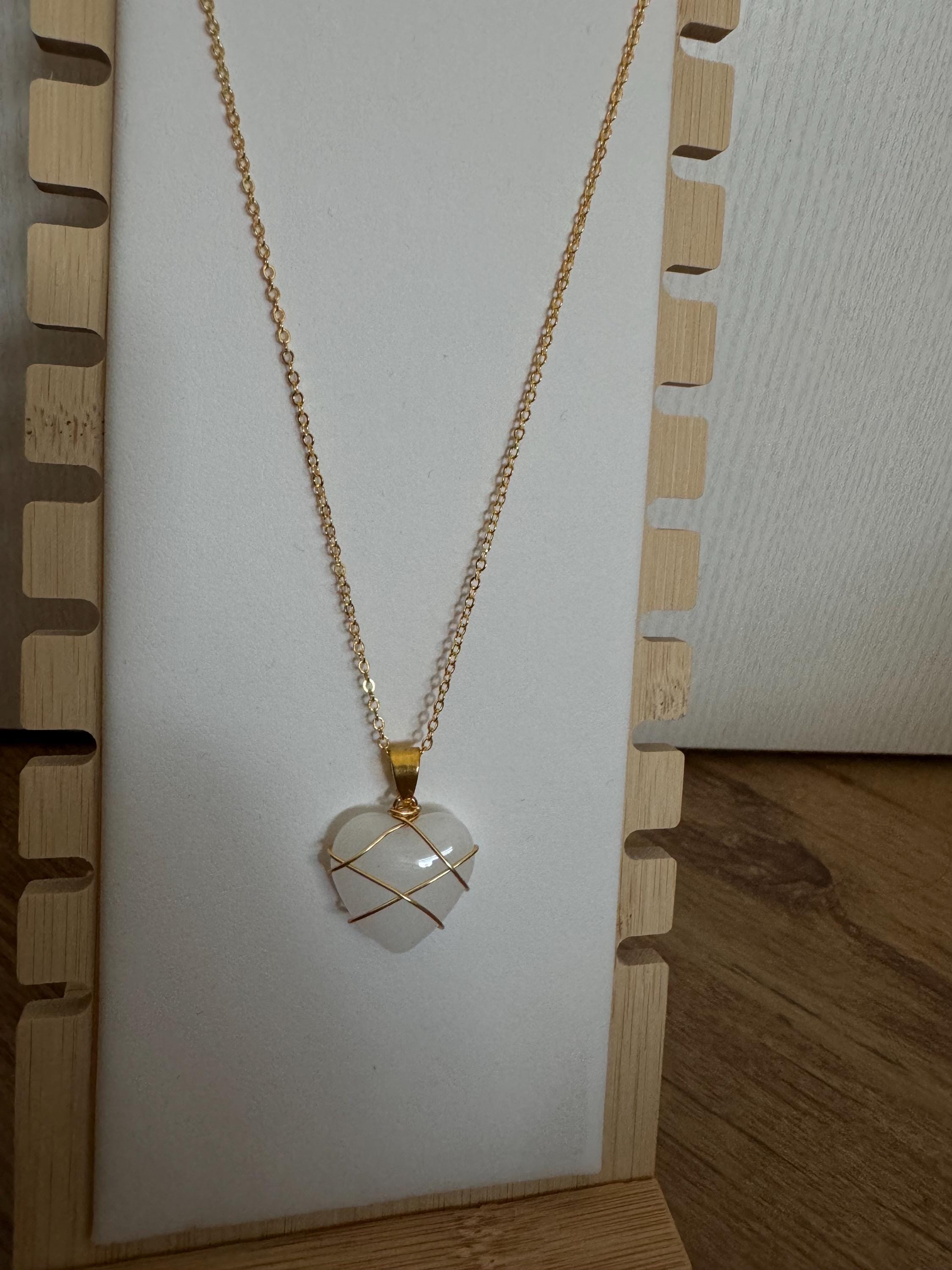 1/5 Ctw Diamante Naturale Cuore Ciondolo IN Platino