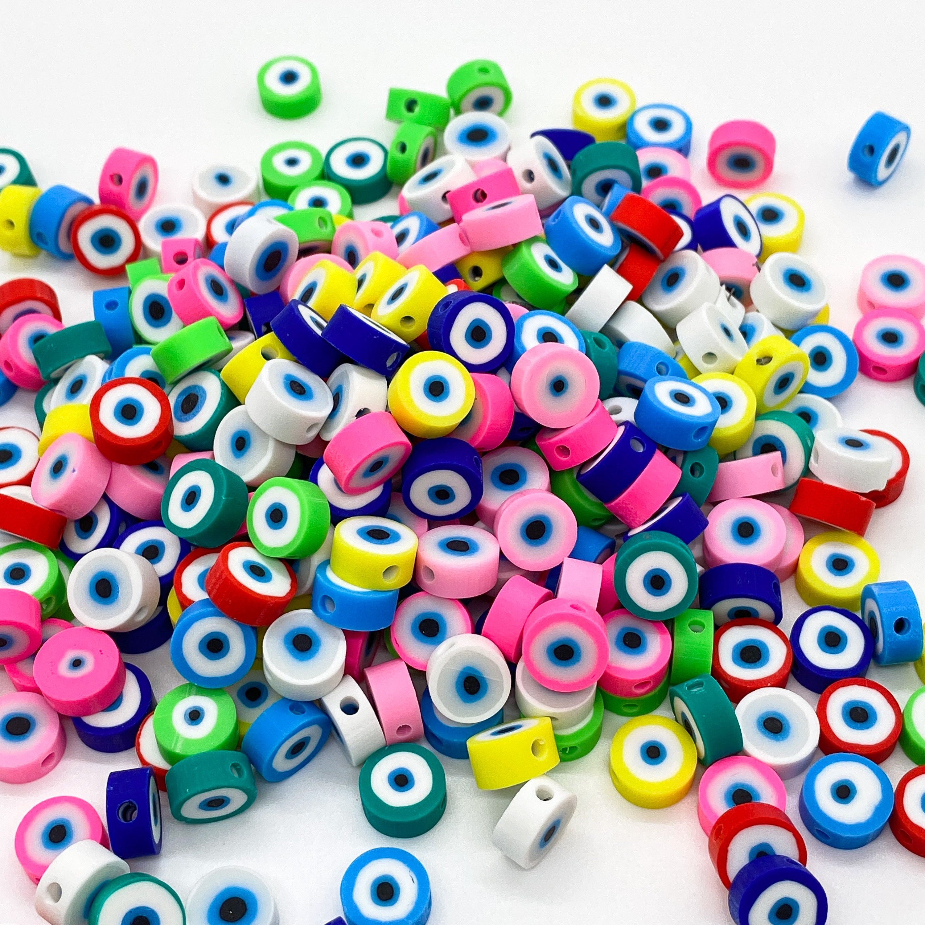 10mm Evil Eye Clay Beads Clay Beads DIY Projects DIY Etsy