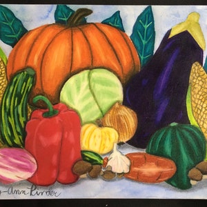 Vegetable Food Drawing, Garden Plant Picture