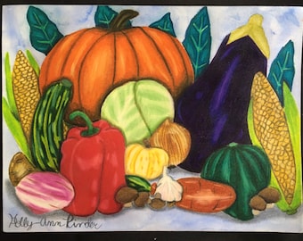 Vegetable Food Drawing, Garden Plant Picture