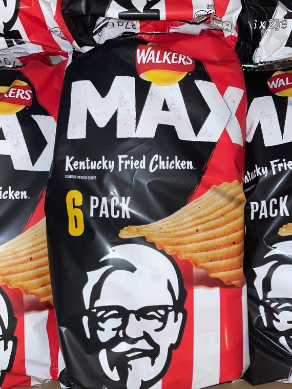 Walkers Max Double Crunch KFC Multipack Crisps 27g 6 Pack Etsy