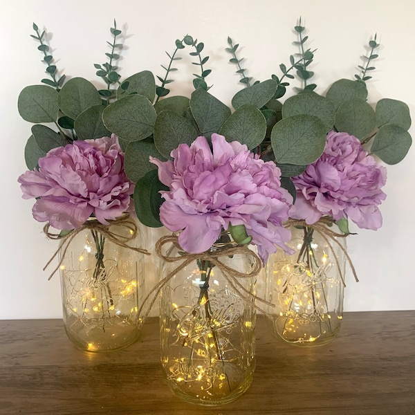 Purple Centerpieces Etsy