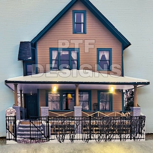 Home Alone Lego A Christmas Story LEGO-Style House Building Kit