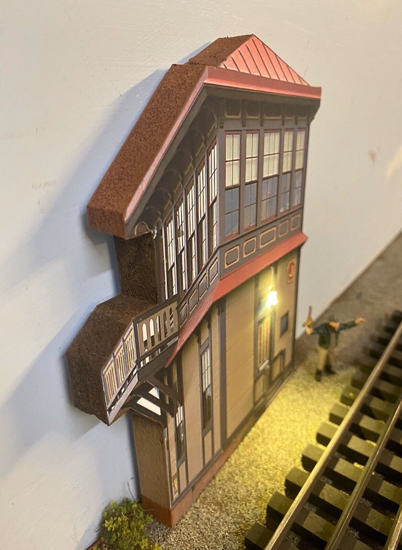 O Scale 148 Strasburg J Tower Switch Tower Building Etsy