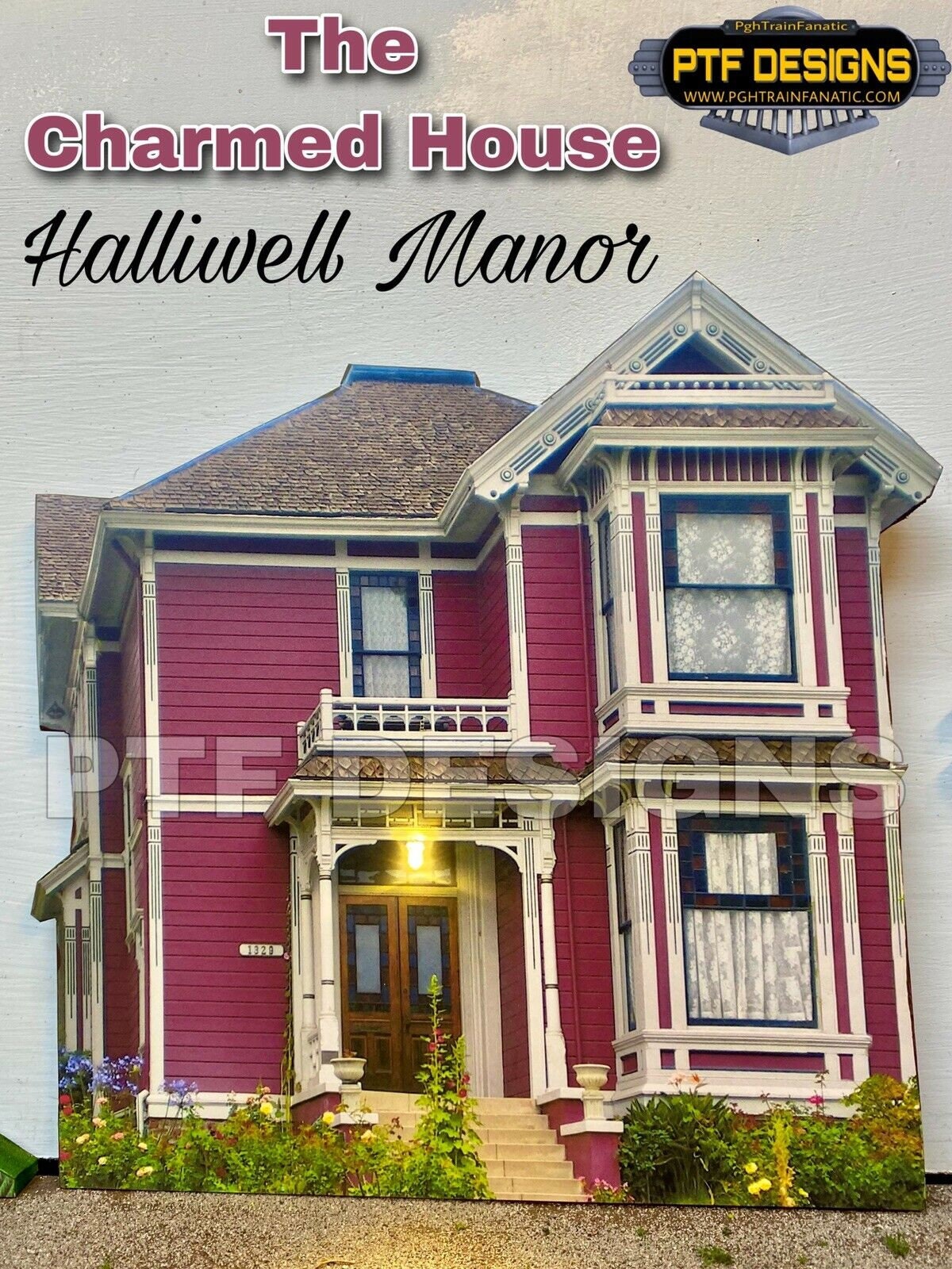 O Scale Charmed House HALLIWELL MANOR Halloween Building Flat Etsy Canada