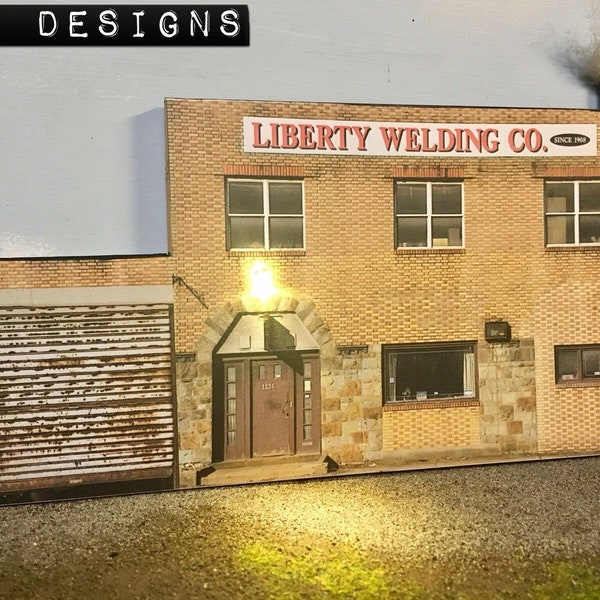 O Scale Apartment Building #10 Flat – Scratch Built With LED Lights, Lionel MTH