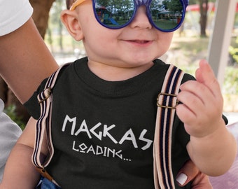 Funny Greek Baby Jersey Short Sleeve Tee | Greek Magkas Baby Shirt | Funny Greek Toddler Shirt | Greek Baby Gift