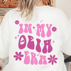 Greek In My Theia Era Sweatshirt Retro Greek Aunt Crewneck Greek Auntie Sweatshirt Greek Aunt Shirt Greek Aunt Birthday Gift Greek gift