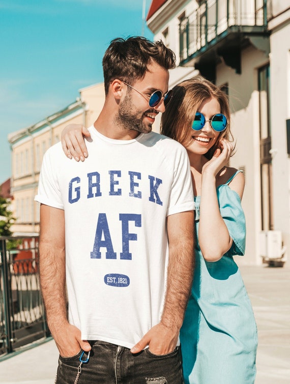 Unisex Greece T-shirt Minimal Unisex T-shirt Funny Greek T-shirt Unisex Greek T-shirt Agape Greek Gift
