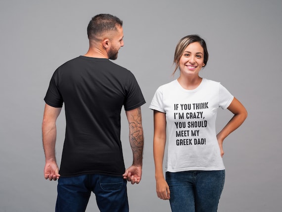 Funny Greek Dad Short-Sleeve Unisex T-Shirt | Funny Greek Shirt | Greece Unisex Tee | Greek Gift Shirt