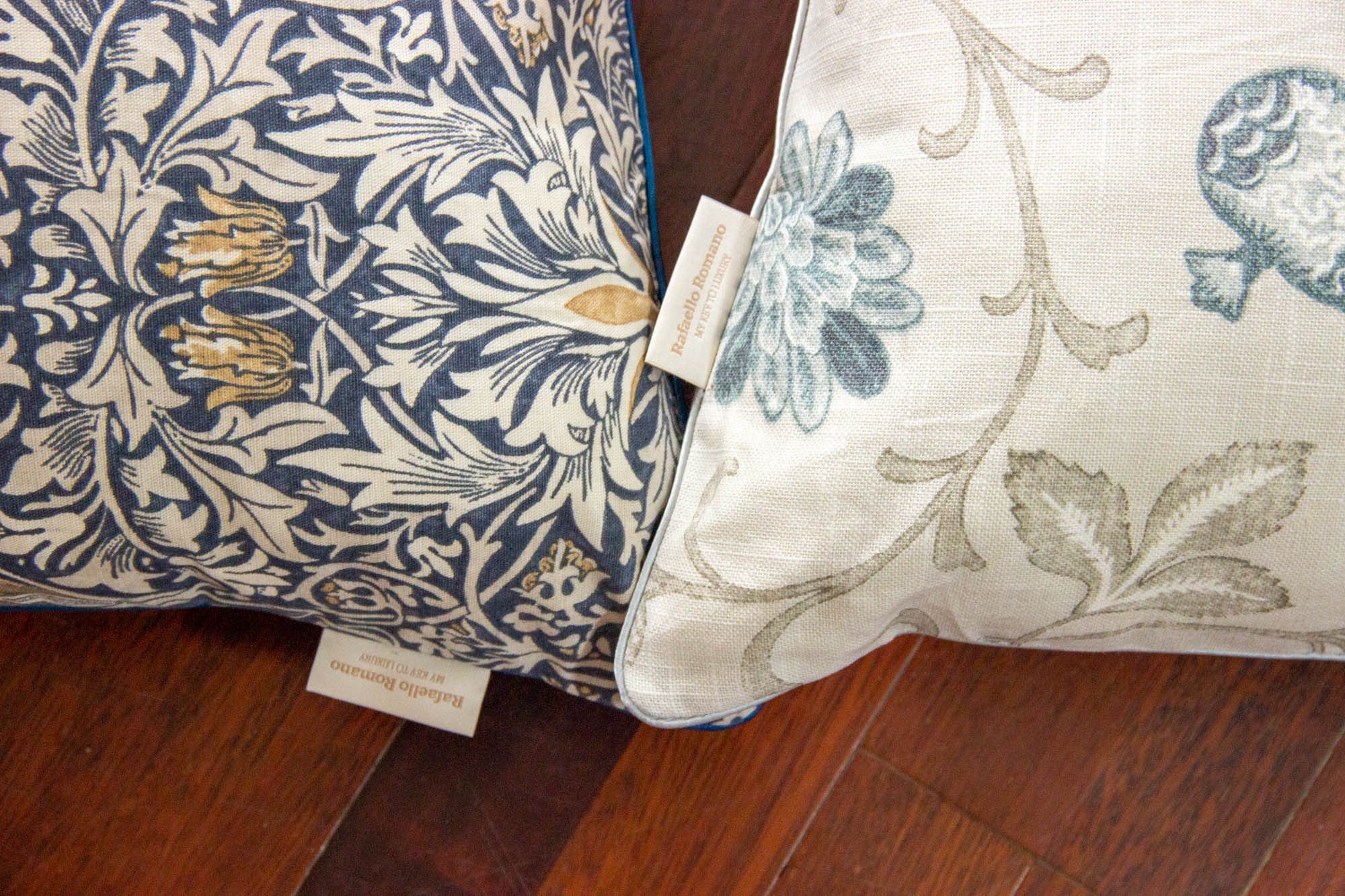 William Morris Indigo Pillow Cover Snakeshead / Elegant Throw Pillow