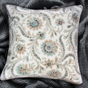 Kissenbezug 18x18, 22x22 - Designer-Kissenbezug - Florales Wurfkissen
