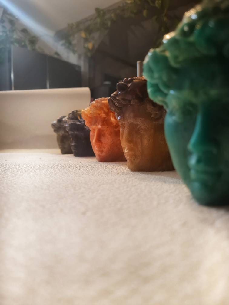 statue de David, Bougeoir Tête Grec, Grec David