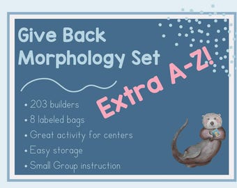 Morpholog GIVE BACK Bundle