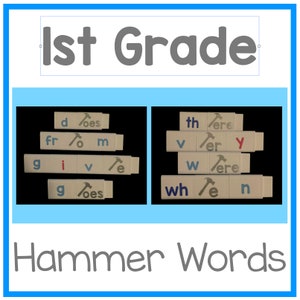 First Grade Hammer Words