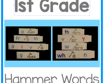 First Grade Hammer Words