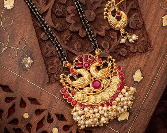 Pearl Mangalsutra - Etsy Australia