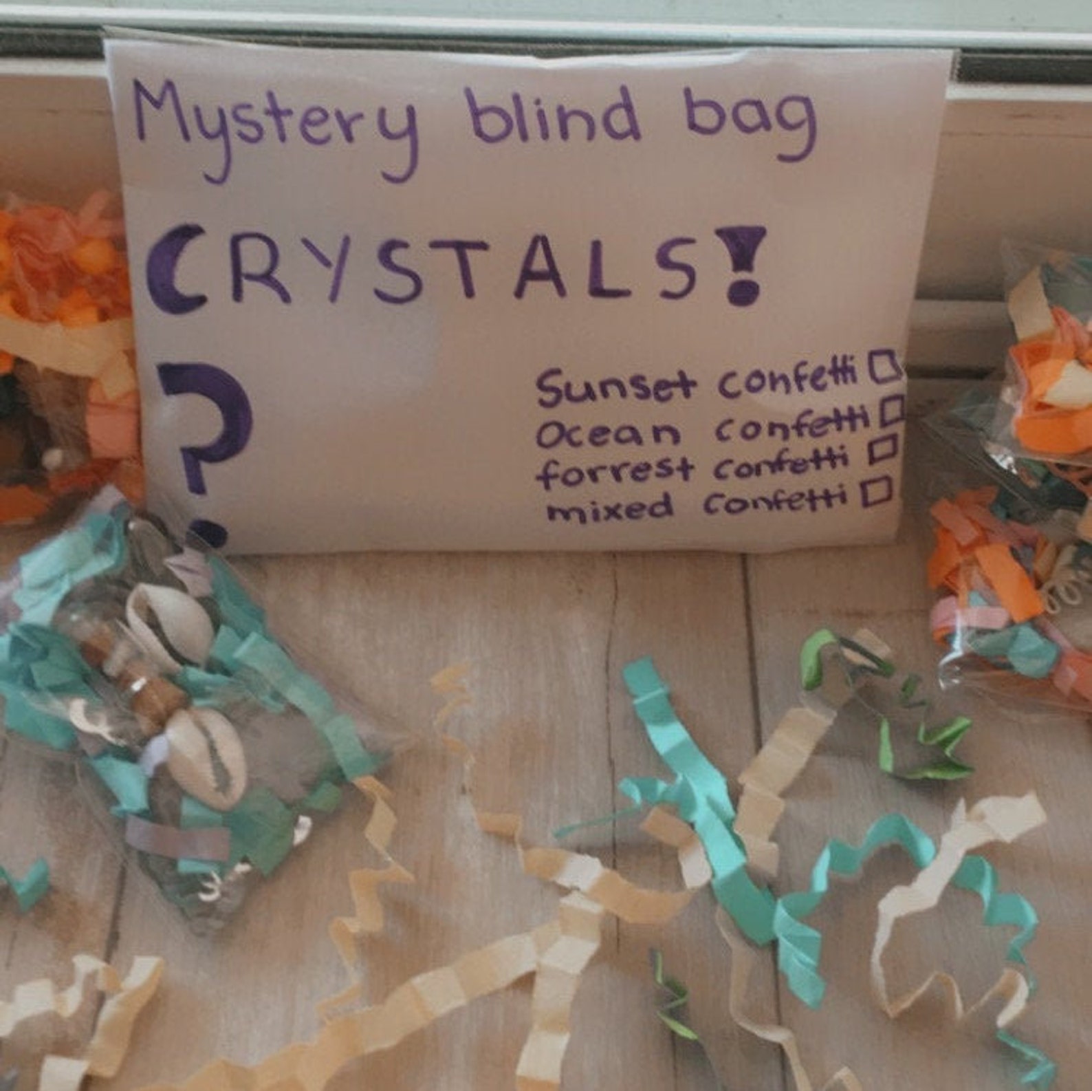 Mystery Blind Bag Crystals Series Etsy