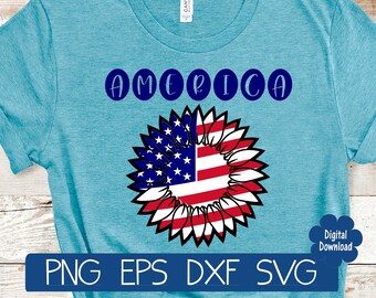 America  svg Cut File - svg - eps - dxf - png- Silhouette - Cricut - Digital Download Baby svg