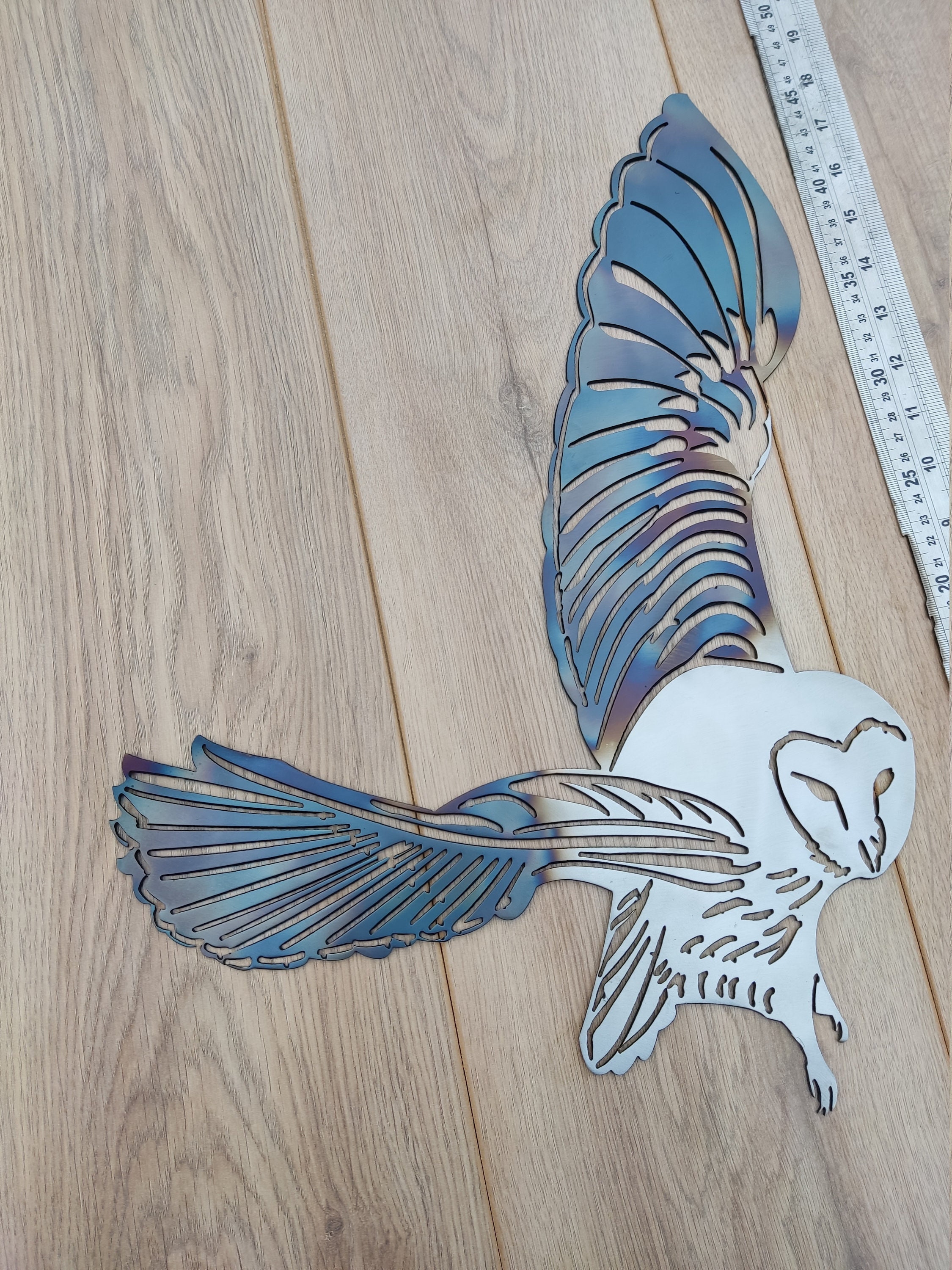 Metal Owl Metal Owl Wall Art Bird Wall Hanging Gift Barn Owl Garden Wall Art Unique Wall Art