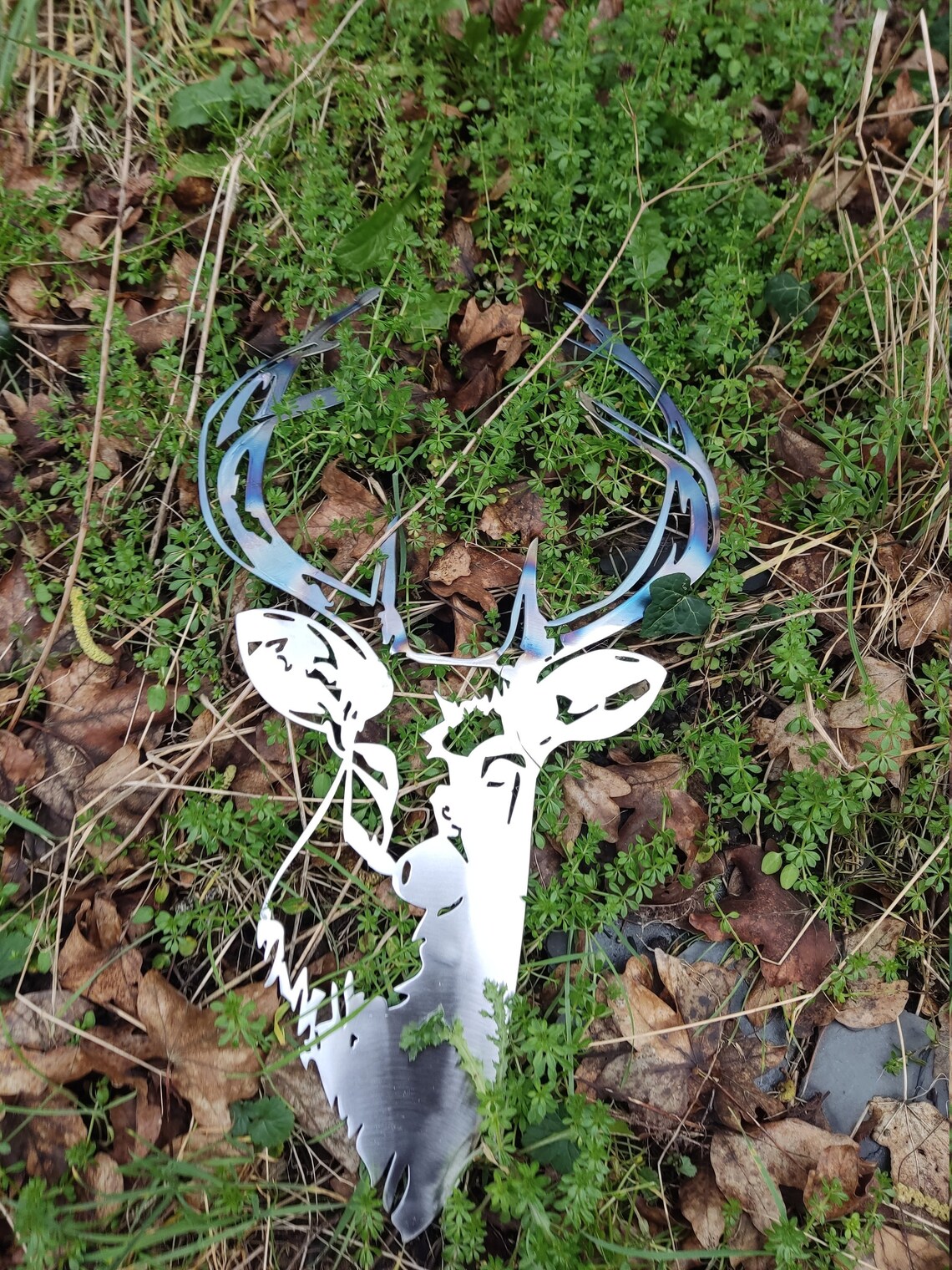 Deer Head / Metal Stag Head / Deer Metal Art / Deer Gift / Etsy