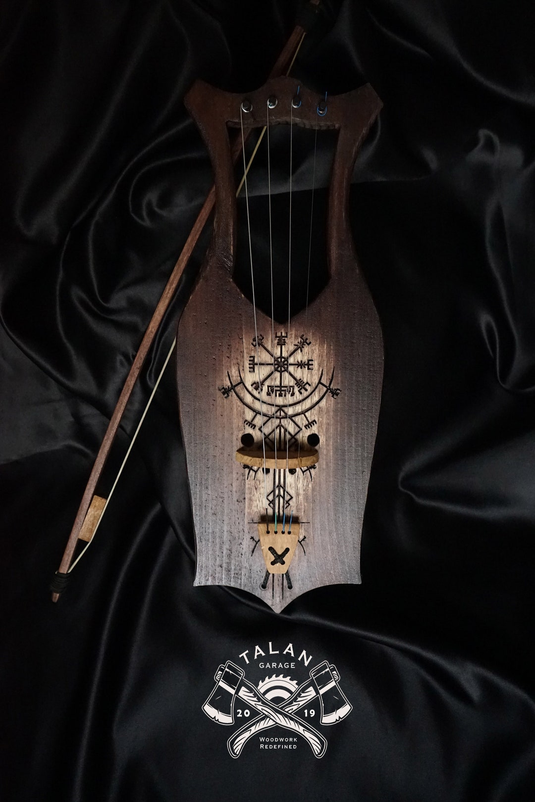 Musical Instrument Talharpa Tagelharpa Strakharpa Scandinavian Lyre ...