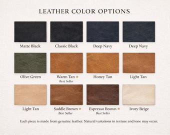 Muestras de piel de búfalo auténtica para pedidos de cojines