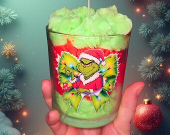 grüne Monster Kerze