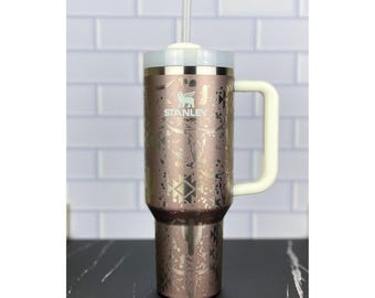 Engraved Stanley Cup | Western Aztec 360 Wrap 30oz 40oz Geometric
