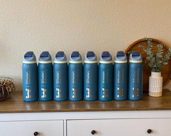 Custom Logo Owala Water Bottle | Engraved Corporate Gift Business Branding Bulk Order