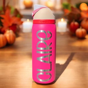 Personalized Owala Water Bottle, Custom Engraved Water Bottle for Students & Adults Multiple Sizes and Colors, Perfect Gift
