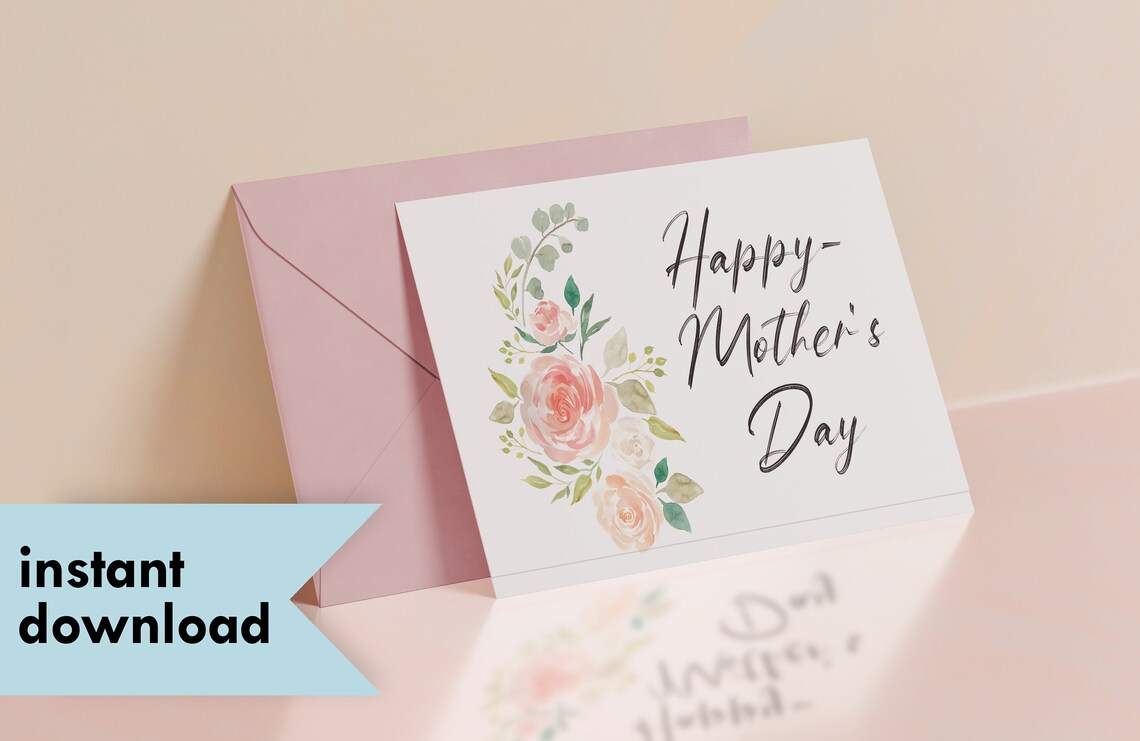 Happy Mom's Day Card Gift for Mom Mother's Day Gift Etsy