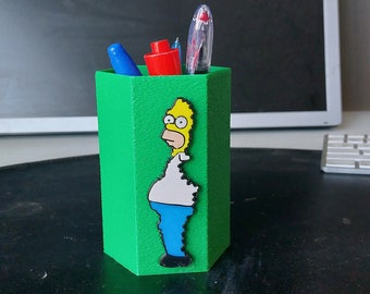 Homer  Meme desk pencil and pen holder